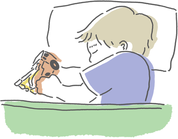 息子に元気を与えてくれた