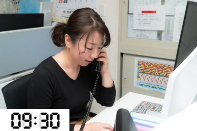 事務スタッフ　堀江郁美のとある一日